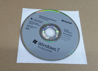 Profesional auténtico 32 del OEM Microsoft Windows 7 CAJA llena de la versión del pedazo/64 pedazos con inglés y francés