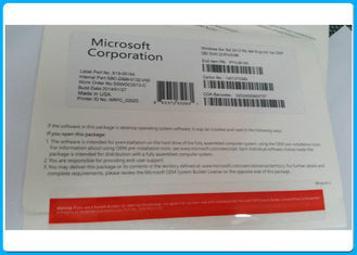DVD al por menor de la caja del estándar del servidor 2012 de Microsoft Windows para el paquete del OEM del CALS del COA 2 de sever2012 r2