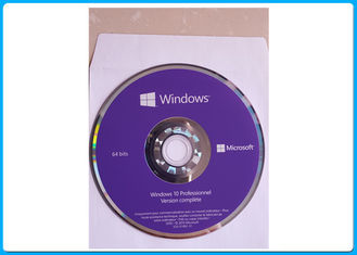 Versión original de 64 del pedazo paquete AUTÉNTICO de Microsoft Windows 10 del favorable de la licencia de la llave franceses del OEM