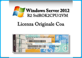 Datacenter 64-bit del CALS sever2012 de la CPU 2 VM /5 del OEM 2 del estándar 2012 R2 x del servidor de Microsoft Windows