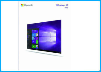 Paquete profesional de la venta al por menor del software 64Bit de Microsoft Windows 10 + llave del OEM (COA)