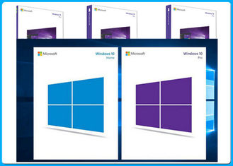 Pedazo 64 del pedazo X del software 32 de Microsoft Windows 10 al por menor de la caja favorable con llave auténtica del OEM