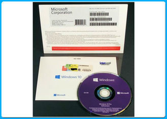 64 software de Microsoft Windows 10 de la licencia del OEM del DVD del pedazo favorable, paquete favorable/casero de win10 del OEM