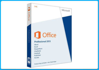 Software del profesional de Microsoft Office 2013 favorable más paquete al por menor + licencia auténtica estándar