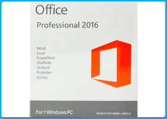 3,0 hogar de la caja, de Microsoft Office 2016 de la venta al por menor del USB Microsoft Office favorables y negocio para el MAC