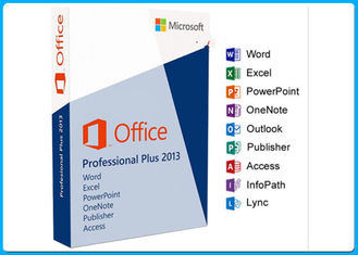Software inglés del profesional de Microsoft Office 2013 de la versión, DVD de la caja de la venta al por menor de Microsoft Office