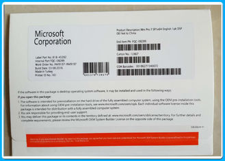 Paquete profesional auténtico del OEM del DVD de Windows 7 caja al por menor a estrenar de Windows 7 de la favorable