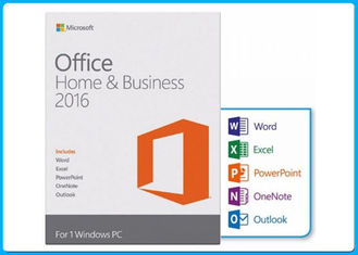 Hogar de Microsoft Office e inglés del negocio 2016 para la PC de Windows, 32/64 PEDAZO