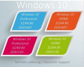 Software de Microsoft Windows del DVD del pedazo del profesional 64 con la llave del OEM del producto, nuevo sellado