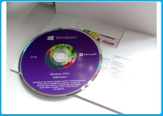 El favorable DVD del paquete 64bit del OEM de Microsoft Windows 10 activó la garantía de por vida de la licencia en línea del OEM