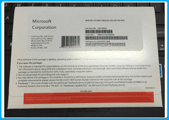 El favorable DVD del paquete 64bit del OEM de Microsoft Windows 10 activó la garantía de por vida de la licencia en línea del OEM