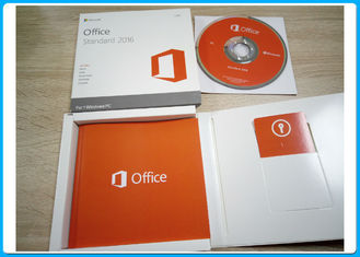 DVD auténtico Retailbox del estándar de Microsoft Office 2016 de la activación completa de la versión