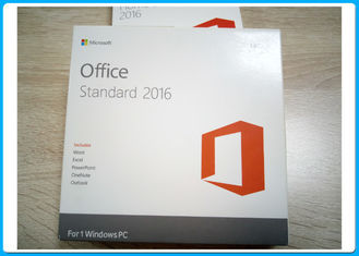 DVD auténtico Retailbox del estándar de Microsoft Office 2016 de la activación completa de la versión