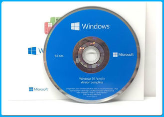 El COA ULTRAVIOLETA anti activó el paquete en línea del OEM del DVD del pedazo del hogar 64 de Microsoft Windows 10