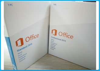 Caja de la venta al por menor del DVD del estándar de Microsoft Office 2013, garantía de por vida del estándar de la oficina 2013