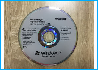 Licencia en línea FQC-08289 del COA del OEM del DVD de SP1 64Bit de la llave del OEM de Windows 7 de la activación favorable