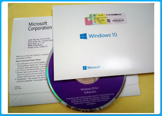 Flash al por menor del DVD/USB de la versión del profesional de Windows 10 + garantía de por vida de la etiqueta engomada de la licencia del COA