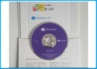 32/64 Pro Pack de Windows 10 del DVD del PEDAZO, versión 1709 del OEM del pedazo del hogar 64 de Microsoft Windows 10