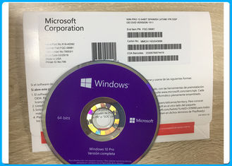 Favorable versión del español del paquete 64BIT FQC-08981 del OEM del software de Microsoft Windows 10 originales