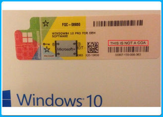 Activación en línea 32bit 64bit del ITALIANO de Microsoft Windows 10 de la favorable del software del DVD/COA llave auténtica de la licencia