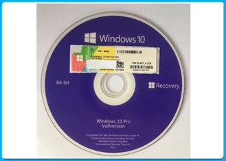 Favorable llave de la licencia del DVD/COA del pedazo de la caja 64 del OEM del software de Microsoft Windows 10 auténticos