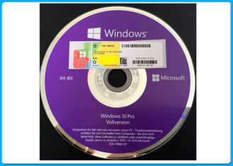 activación en línea dominante original del favorable del software de 32BIT 64BIT DVDMicrosoft Windows 10 paquete del OEM