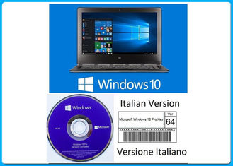 licencia auténtica FQC-08930 de Windows 10 Fpp del disco del DVD del favorable software de 64bit Microsoft Windows 10