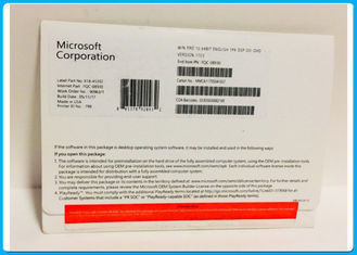 Favorable versión 1703 del DVD del pedazo del OEM 64 de Microsoft Windows 10 auténticos profesionales