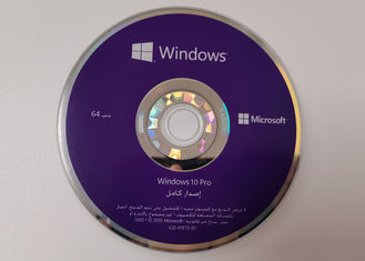 Lengua dominante FQC -08983 del árabe de la original el 100% de la licencia del Coa del OEM del DVD del pedazo del profesional 64 de Windows 10