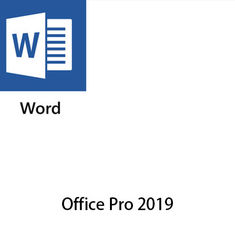 Llave electrónica 1280×768 WDDM 1,0 del Coa del DVD de Microsoft Office 2019 en línea de la activación favorable