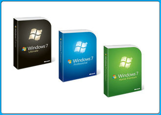 llave profesional del producto del OEM del COA DELL del pedazo sp1 64 de las ventanas 7 al por menor de la caja del Microsoft Windows 7 favorables