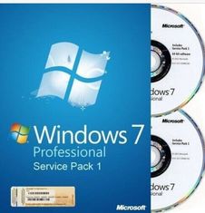 DVD lleno de la versión del pedazo del profesional 32 del Microsoft Windows 7 con 1 cable de SATA