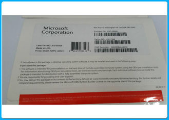 32 DVDS del paquete de Microsoft Windows 8,1 del pedazo del pedazo 64 favorables para el paquete del OEM del software de las ventanas