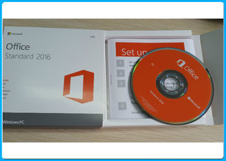 Activación completa de la versión de Retailbox DVD estándar auténtico de Microsoft Office 2016 del favorable