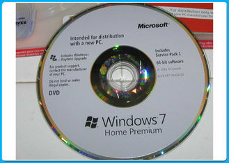 El OEM DVD/WIN7 de los softwares de Microsoft Windows 7 Home Premium Microsoft Windows SE DIRIGE LLAVE del OEM