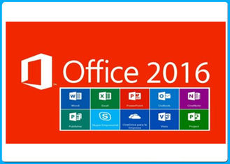 Favorable pedazo/etiqueta engomada de 64 del pedazo DVDS del estándar 32 de Microsoft Office 2016 auténticos + del COA