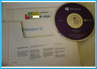 Activación 100% de la licencia del OEM del DVD del pedazo del profesional 64 de Microsoft Windows 10 en línea