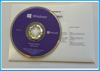 Favorable licencia del OEM del DVD del pedazo del software 64 de Microsoft Windows 10, hardware de computadora personal