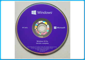 Paquete español del OEM de las ventanas 10 de Microsoft del OEM del PEDAZO original del software 64