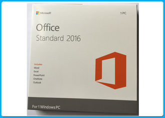 Favorable DVD de Microsoft Office 2016 estándar auténticos 32/64 versión del inglés del pedazo 1PC