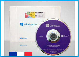 Licencia auténtica del favorable del software 64 de Microsoft Windows 10 del pedazo paquete del OEM para la lengua multi