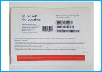 la licencia al por menor del COA de la caja 64Bit de 5CALS Windows Server 2012/instala al OEM del DVD