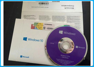 Favorable 32 pedazo/64 software de Microsoft Windows del código dominante del producto del pedazo de Windows 10 favorable 10 con el rasguño de plata de la etiqueta