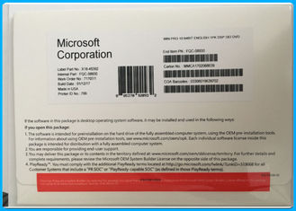 100% softwares en línea de Microsoft Windows de la activación, favorable etiqueta engomada del OEM de Windows 10 de la lengua multi del ms