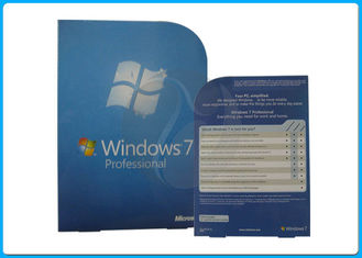 Favorable pedazo al por menor sp1 DEUTSCH DVD+COA del profesional 64 de MS Windows 7 de la caja de Windows 7